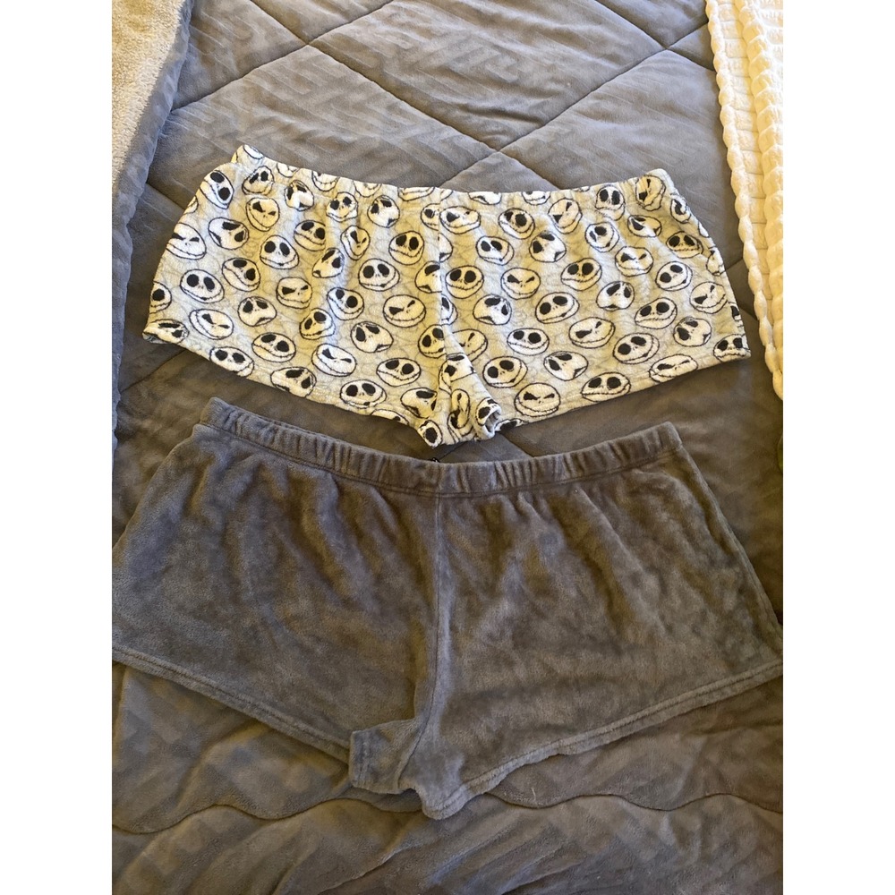 Disney Nightmare Before Christmas Jack Skellington Plush Pajama Shorts Set‎ 3XL - Picture 2 of 4